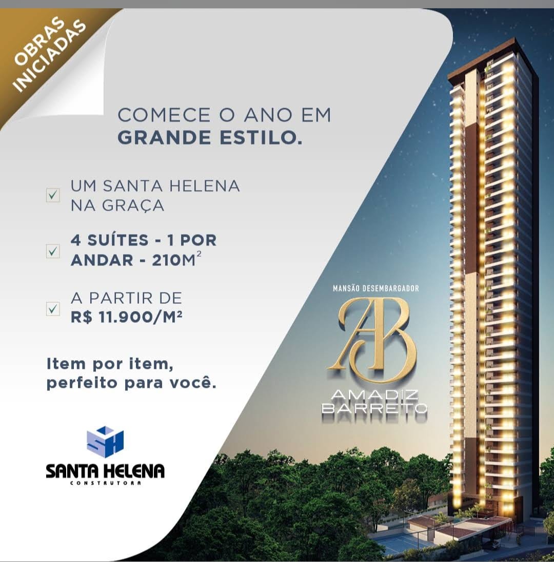 Imagem Apartamento com 4 Quartos à Venda, 210 m² em Graça - Salvador