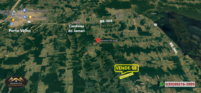 Imagem Fazenda à Venda, em Zona Rural - Candeias do Jamari Imagem Fazenda à Venda, em Zona Rural - Candeias do Jamari