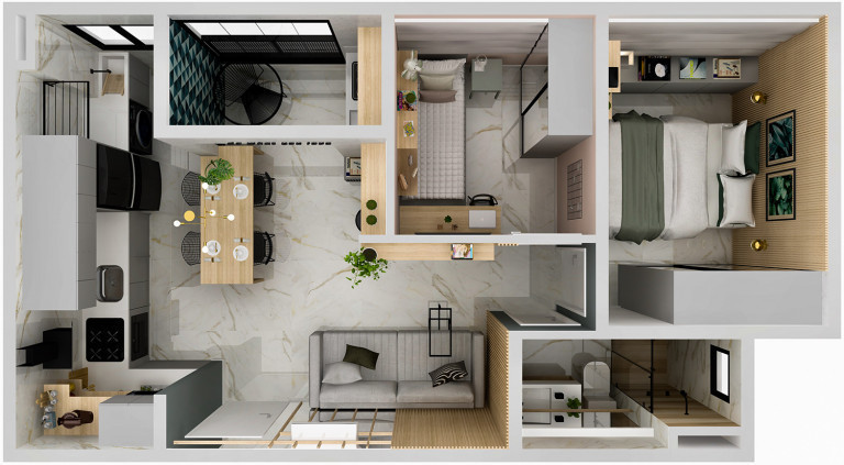 Imagem Apartamento com 2 Quartos à Venda,  em Parque Oratório - Santo André