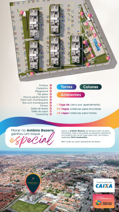 Imagem Apartamento com 2 Quartos à Venda, 50 m² em Antônio Bezerra - Fortaleza