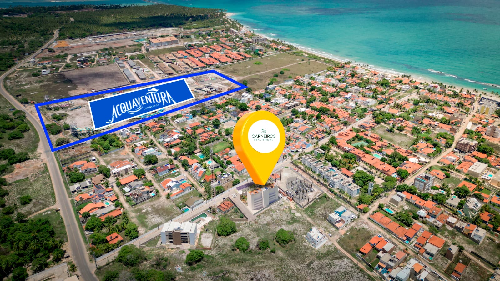Imagem Apartamento com 1 Quarto à Venda, 23 m² em Praia De Carneiros - Tamandaré