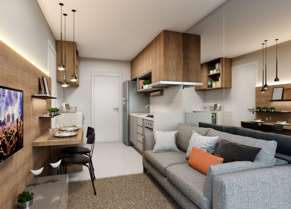 Imagem Apartamento com 1 Quarto à Venda, 31 m² em Jardim Caravelas - São Paulo