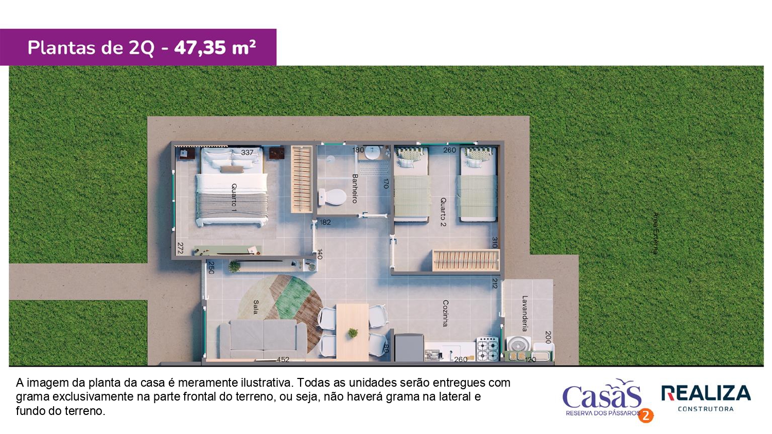 Imagem Casa de Condomínio com 2 Quartos à Venda, 150 m²em Caluge - Itaboraí