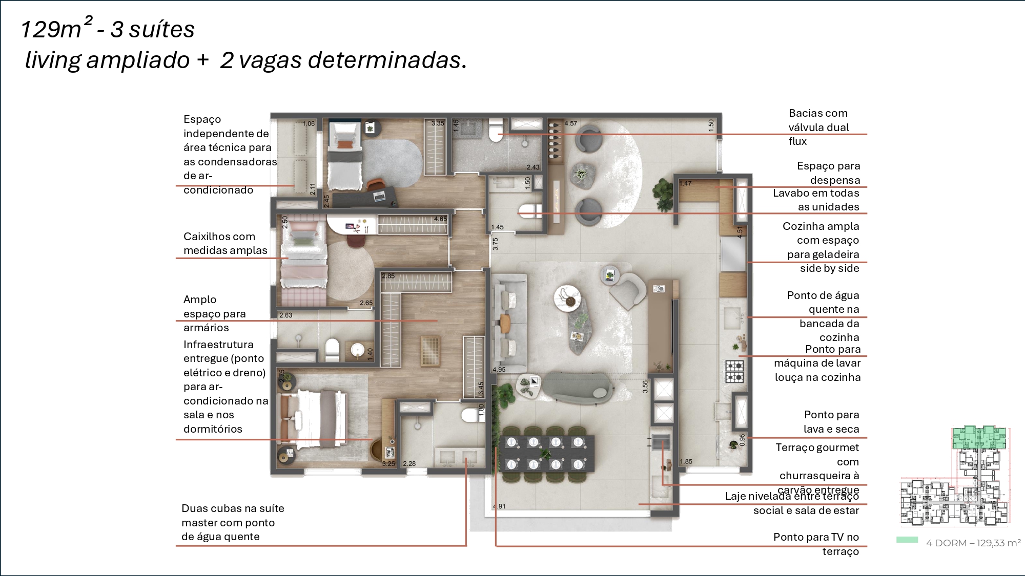 Imagem Apartamento com 3 Quartos à Venda, 106 m²em Vila Paulicéia - São Paulo