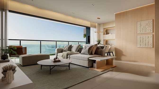 Imagem Apartamento com 3 Quartos à Venda, 120 m²em Mar Grosso - Laguna