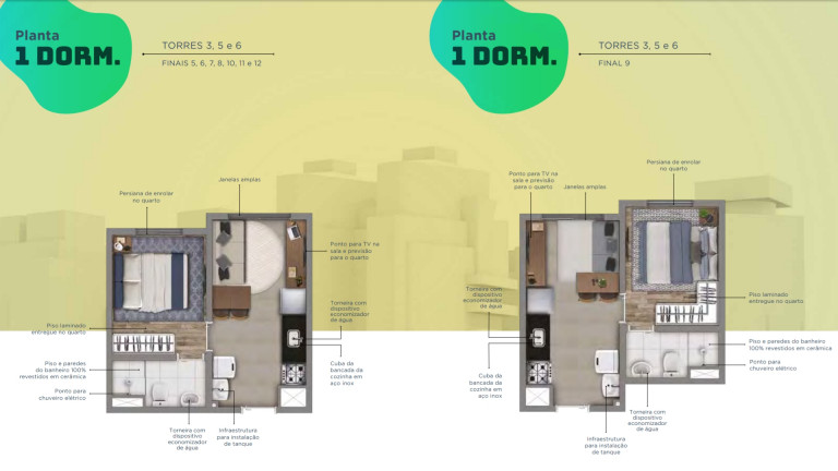 Imagem Apartamento com 1 Quarto à Venda, Locação ou Temporada, 40 m² em Parque Da Mooca - São Paulo