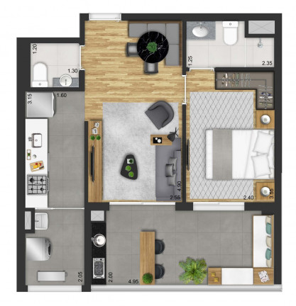 Imagem Apartamento à Venda, 40 m² em Vila Leopoldina - São Paulo