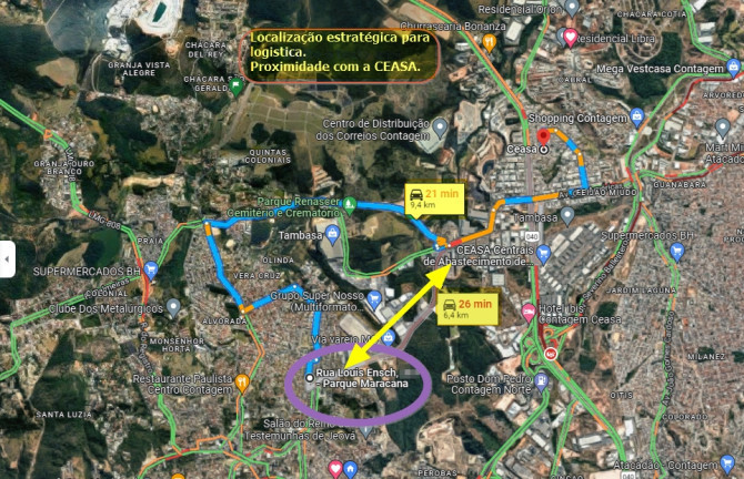 Imagem Terreno à Venda, em Parque Maracanã - Contagem Imagem Terreno à Venda, em Parque Maracanã - Contagem
