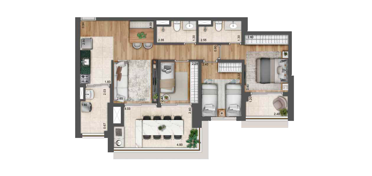 Imagem Apartamento com 3 Quartos à Venda, 164 m² em Brás - São Paulo