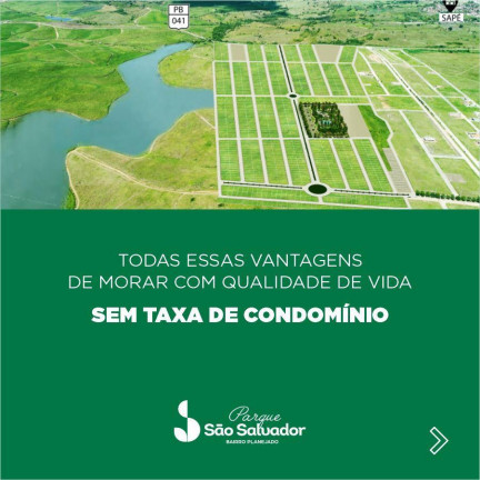 Imagem Terreno à Venda, 200 m² em Parque São Salvador - Sapé Imagem Terreno à Venda, 200 m² em Parque São Salvador - Sapé