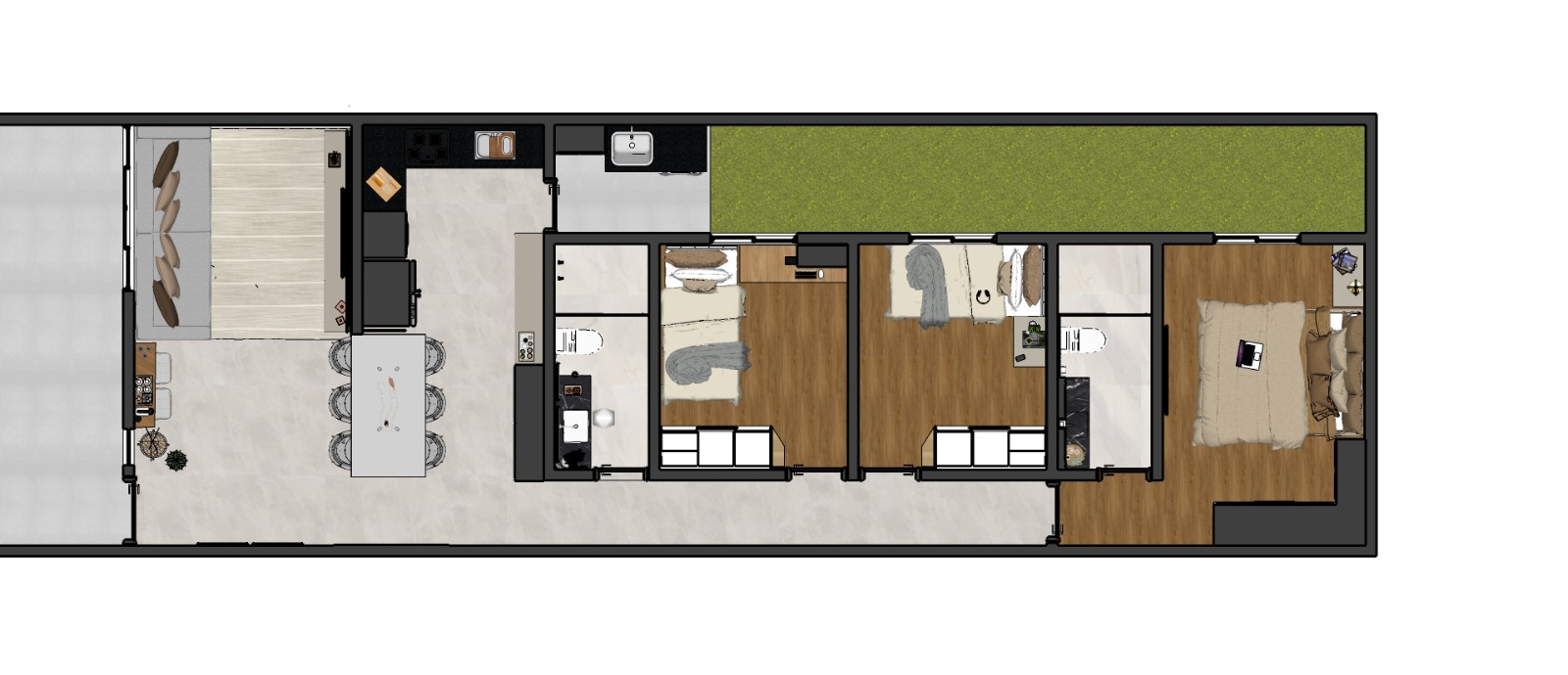 Imagem Casa de Condomínio com 3 Quartos à Venda, 100 m²em Candeias - Jaboatão dos Guararapes