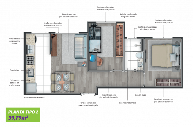 Imagem Apartamento com 2 Quartos à Venda, 39 m² em Santa Maria - Santo André Imagem Apartamento com 2 Quartos à Venda, 39 m² em Santa Maria - Santo André