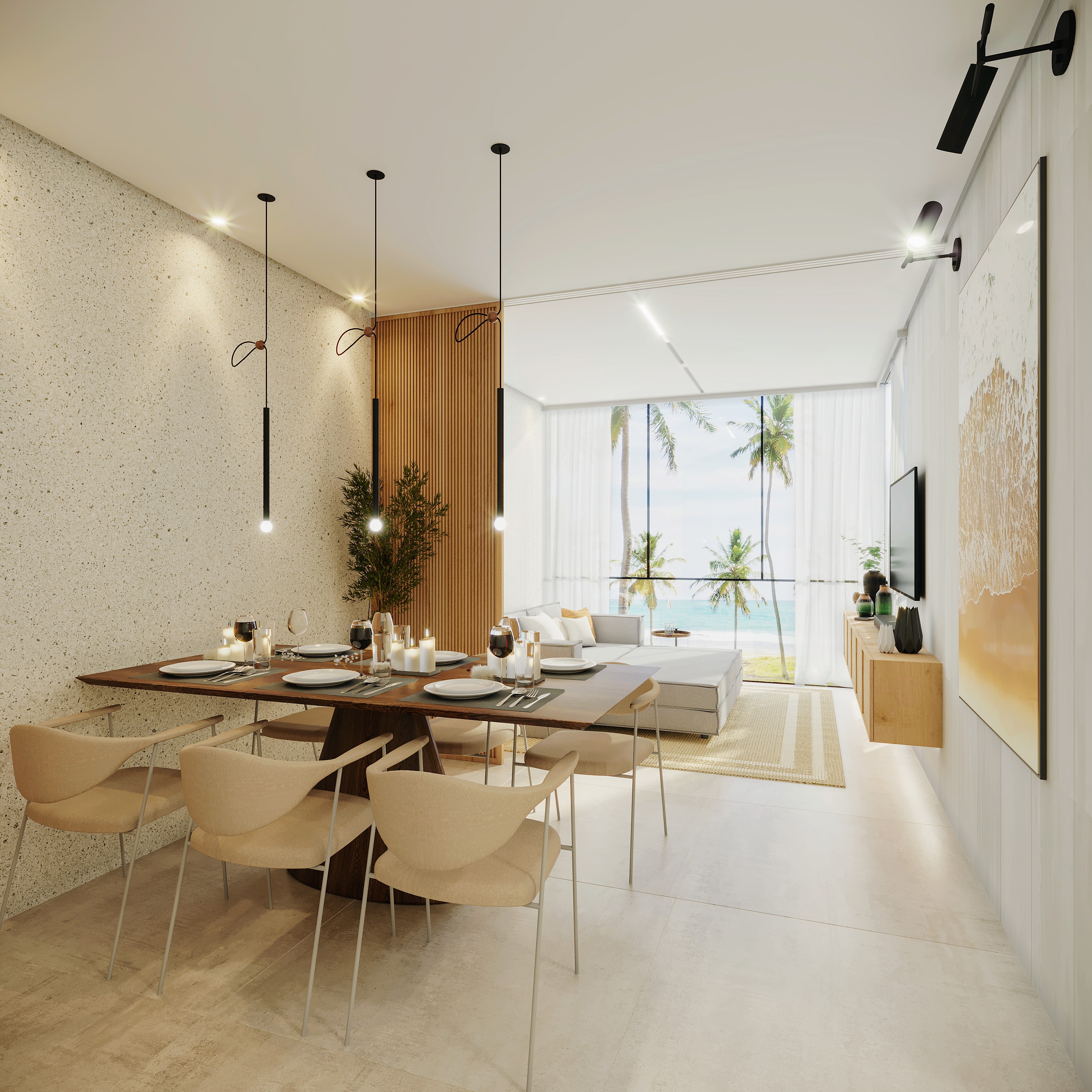 Imagem Apartamento com 2 Quartos à Venda, 56 m²em Praia de Muro Alto - IPOJUCA