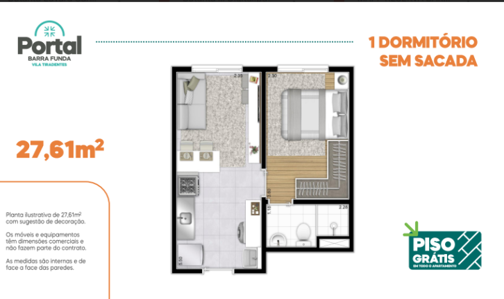 Imagem Apartamento com 1 Quarto à Venda,  em Bom Retiro - São Paulo