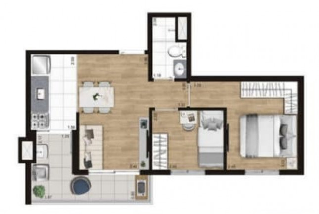 Imagem Apartamento com 2 Quartos à Venda, 42 m² em Vila Vermelha - São Paulo Imagem Apartamento com 2 Quartos à Venda, 42 m² em Vila Vermelha - São Paulo