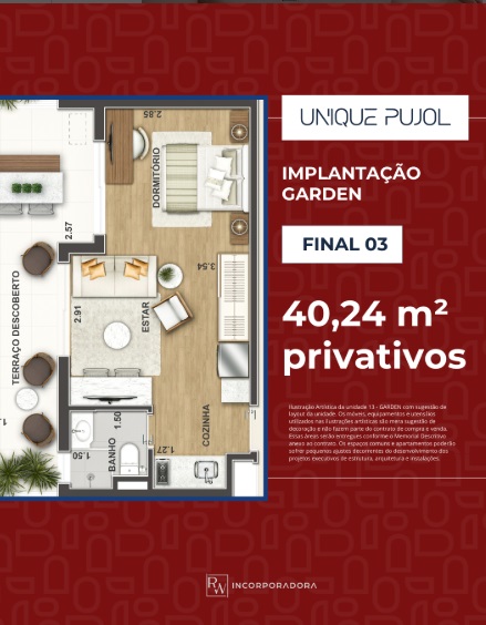 Imagem Studio com 1 Quarto à Venda, 27 m² em Santana - São Paulo