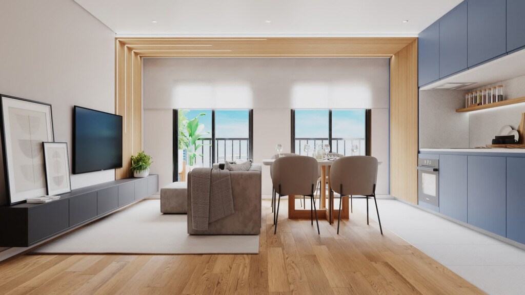 Imagem Apartamento com 2 Quartos à Venda, 63 m²em Cabral - Curitiba