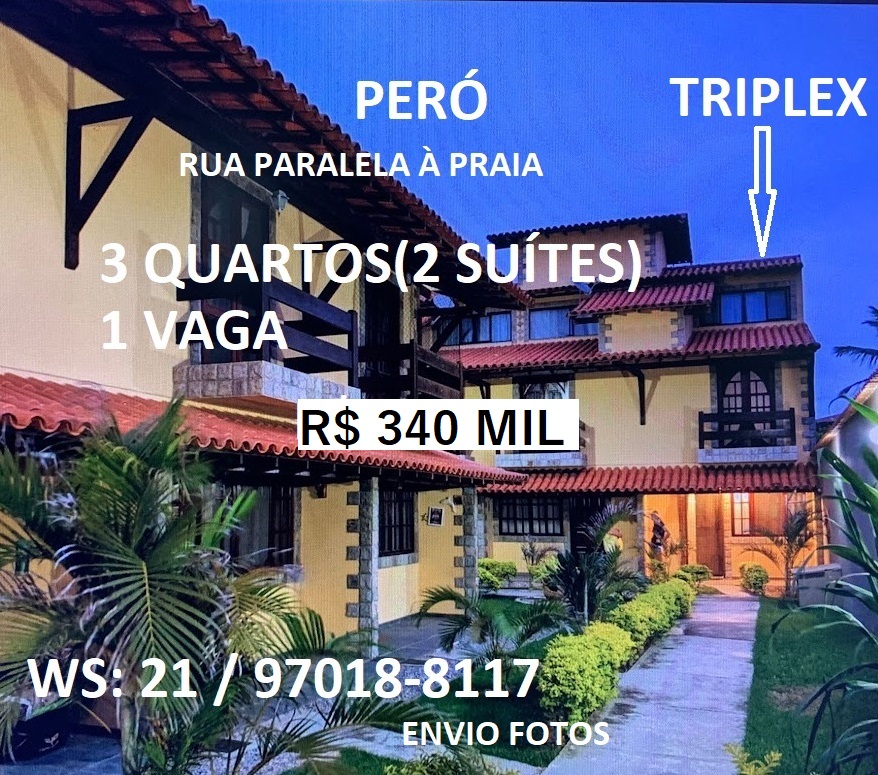 Casa de Condomínio com 3 Quartos à Venda, 100 m² em Peró - Cabo Frio