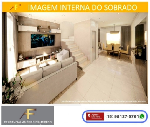 Imagem Casa de Condomínio com 3 Quartos à Venda, 118 m² em Jardim Simus - Sorocaba