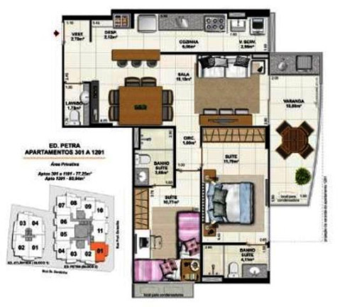 Imagem Apartamento com 2 Quartos à Venda, em Santa Rosa - Niterói Imagem Apartamento com 2 Quartos à Venda, em Santa Rosa - Niterói