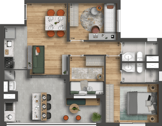 Imagem Apartamento com 3 Quartos à Venda,  em Vila Firmiano Pinto - São Paulo