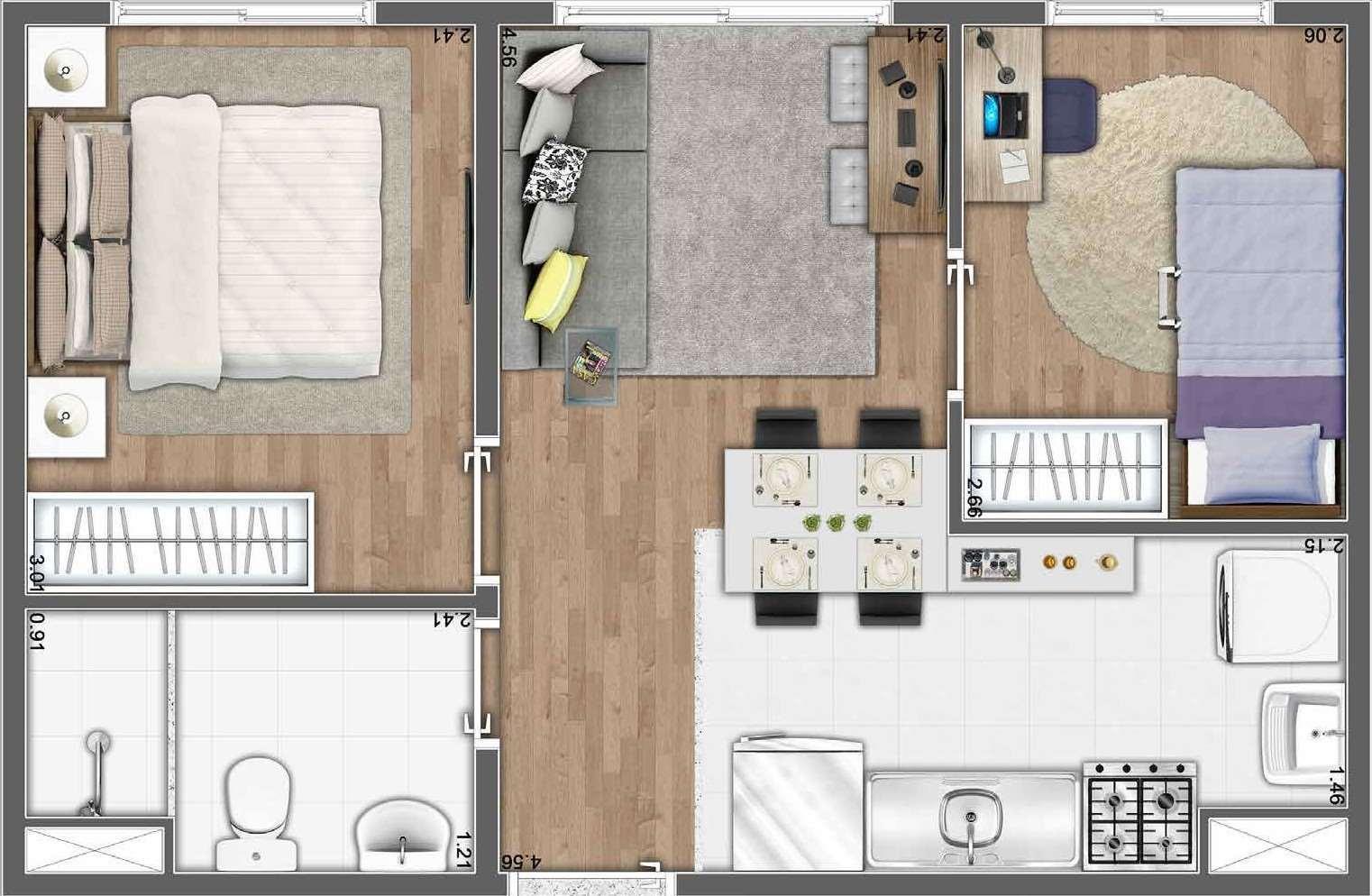 Imagem Apartamento com 2 Quartos à Venda, 35 m²em Parque Dom João Neri - São Paulo Imagem Apartamento com 2 Quartos à Venda, 35 m²em Parque Dom João Neri - São Paulo