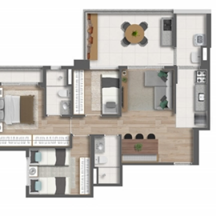 Imagem Apartamento com 3 Quartos à Venda,  em Vila Mascote - São Paulo
