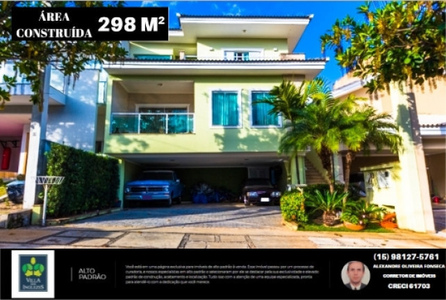 Casa de Condomínio com 3 Quartos à Venda, 289 m² em Parque Residencial Villa dos Inglezes - Sorocaba