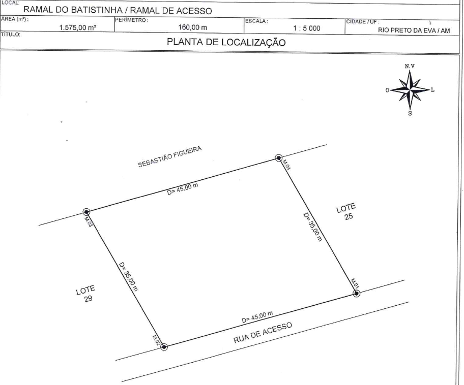 Imagem Terreno à Venda, 2 m²em Centro - Rio Preto da Eva Imagem Terreno à Venda, 2 m²em Centro - Rio Preto da Eva