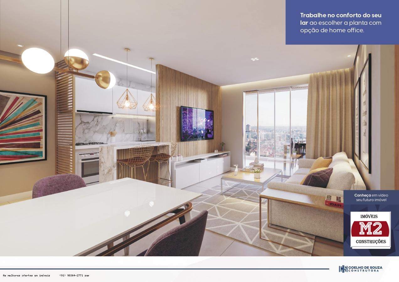 Imagem Apartamento com 2 Quartos à Venda, 52 m²em Jurunas - Belém