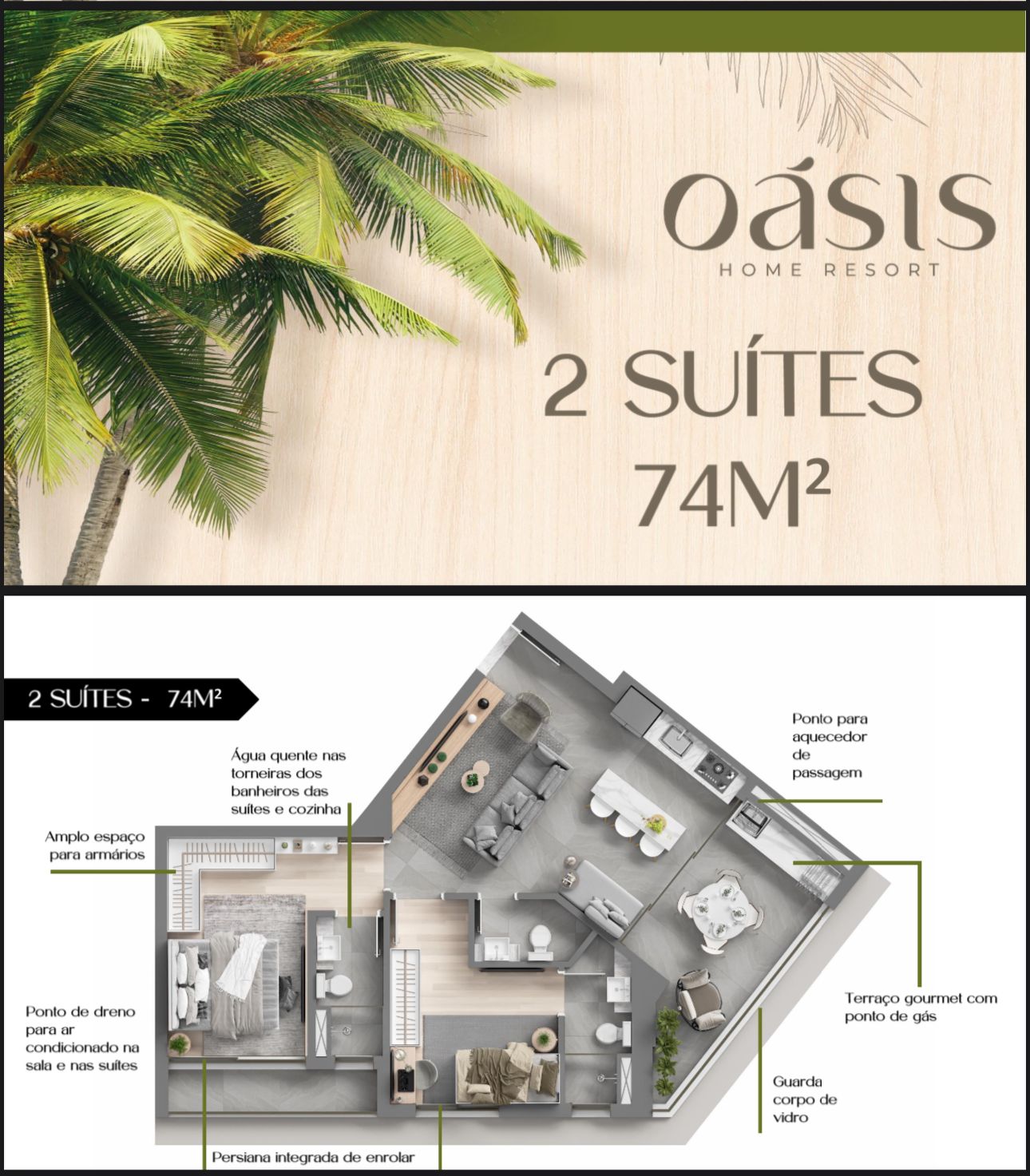 Imagem Apartamento com 2 Quartos à Venda, 75 m²em Alphagran Alphaville - Barueri Imagem Apartamento com 2 Quartos à Venda, 75 m²em Alphagran Alphaville - Barueri