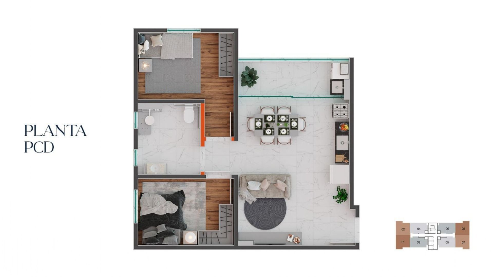 Imagem Apartamento com 2 Quartos à Venda, 56 m² em Boa Vista - Juiz de Fora