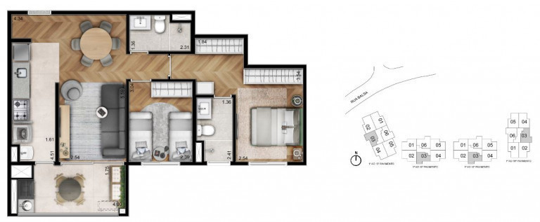Imagem Apartamento com 2 Quartos à Venda, 67 m² em Freguesia do Ó - São Paulo