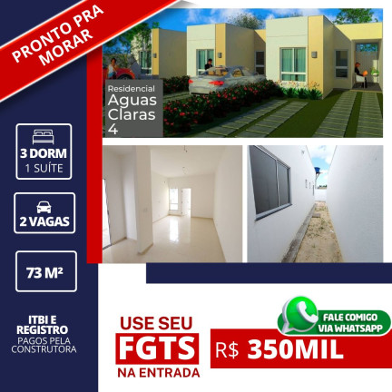 Imagem Casa com 3 Quartos à Venda, 73 m² em Novo Aleixo - Manaus Imagem Casa com 3 Quartos à Venda, 73 m² em Novo Aleixo - Manaus
