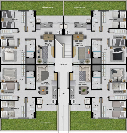 Imagem Apartamento com 2 Quartos à Venda, em Mina União - Criciúma Imagem Apartamento com 2 Quartos à Venda, em Mina União - Criciúma