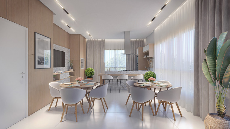 Imagem Apartamento com 3 Quartos à Venda, 78 m²em São Cristóvão - Criciúma