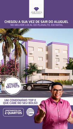 Apartamento com 2 Quartos à Venda, 43 m² em Planalto - Natal