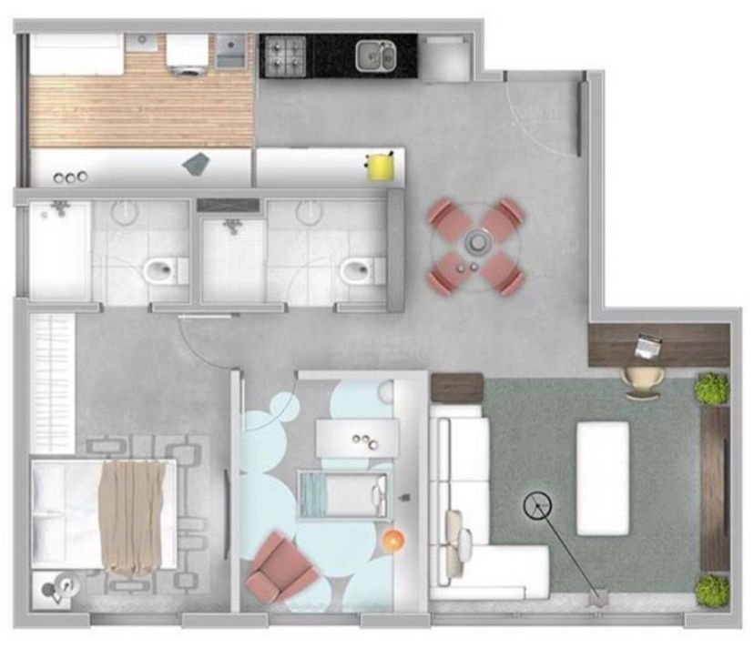 Imagem Apartamento com 2 Quartos à Venda, 70 m²em Chácara Gaivotas - São Paulo Imagem Apartamento com 2 Quartos à Venda, 70 m²em Chácara Gaivotas - São Paulo