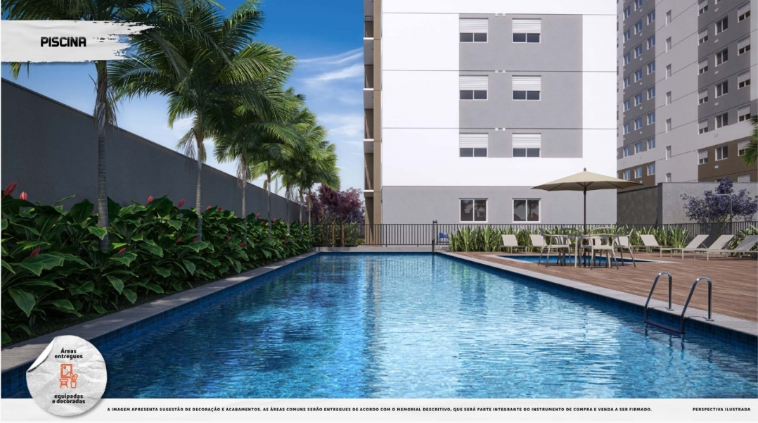 Apartamento com 2 Quartos à Venda, 41 m²em Santo Amaro - São Paulo