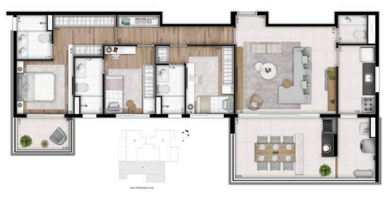 Imagem Apartamento com 3 Quartos à Venda,  em Bosque da Saúde - São Paulo