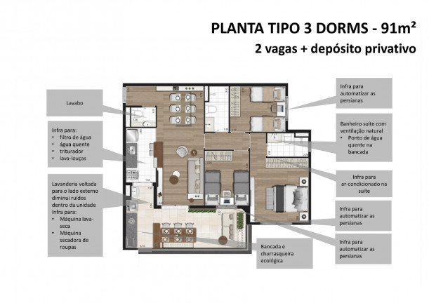 Imagem Apartamento com 3 Quartos à Venda, 91 m² em Vila Ipojuca - São Paulo Imagem Apartamento com 3 Quartos à Venda, 91 m² em Vila Ipojuca - São Paulo