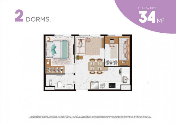 Imagem Apartamento com 2 Quartos à Venda, 49 m² em Santo Amaro - São Paulo Imagem Apartamento com 2 Quartos à Venda, 49 m² em Santo Amaro - São Paulo