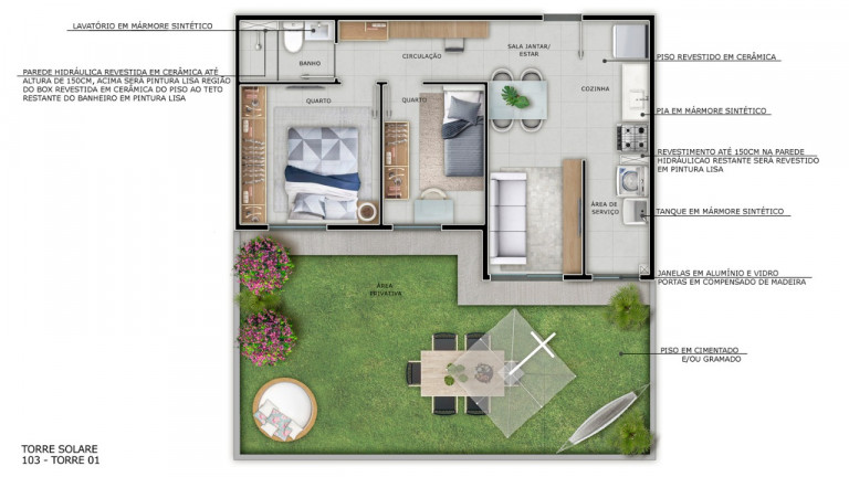 Imagem Apartamento com 2 Quartos à Venda, 37 m² em Mondubim - Fortaleza Imagem Apartamento com 2 Quartos à Venda, 37 m² em Mondubim - Fortaleza