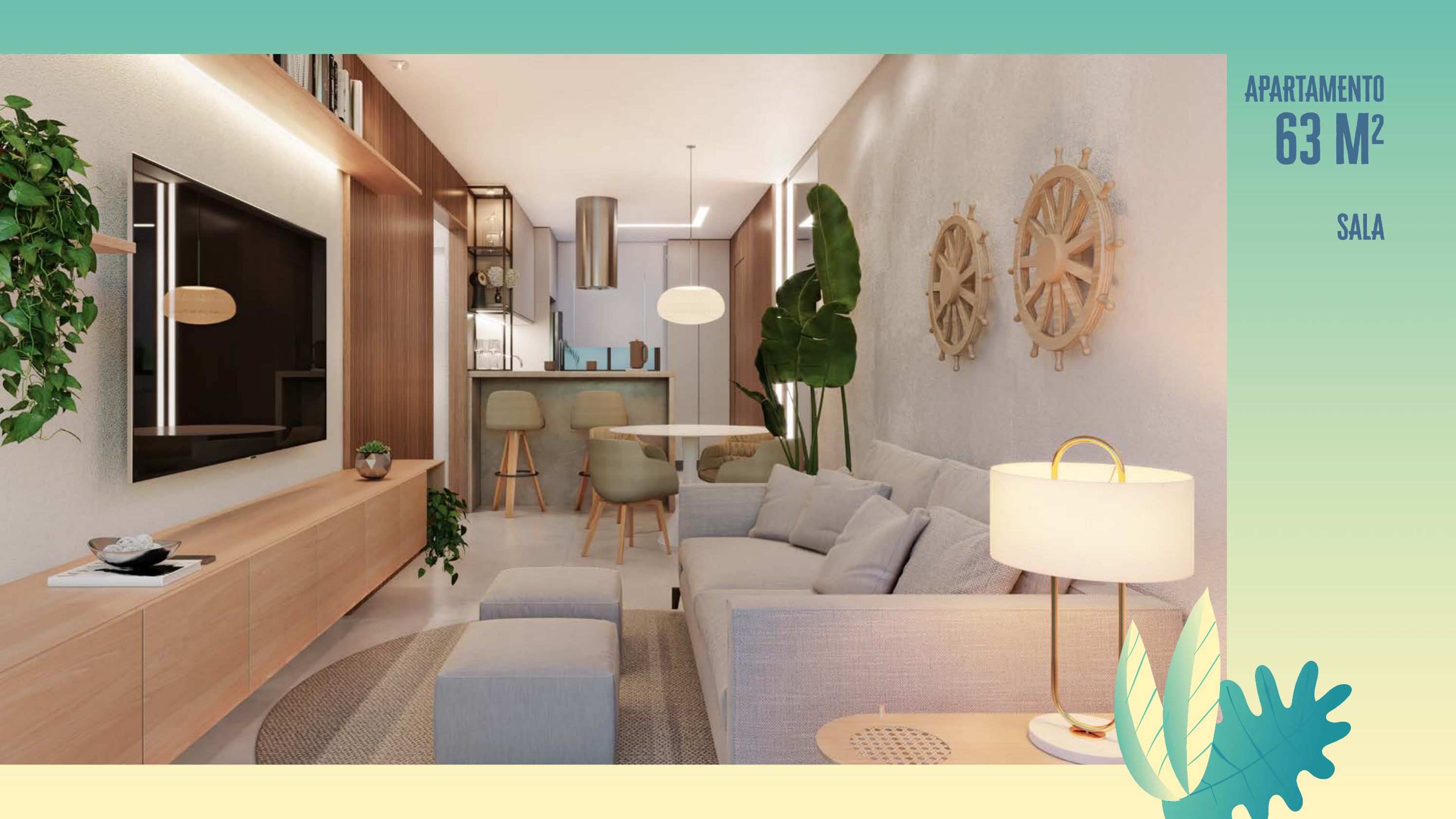 Imagem Apartamento com 2 Quartos à Venda, 63 m² em Praia Carneiros - Tamandaré