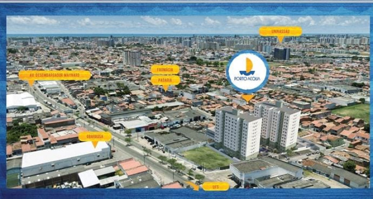 Imagem Apartamento com 2 Quartos à Venda, 53 m² em América - Aracaju