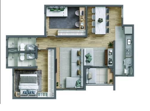 Imagem Apartamento com 2 Quartos à Venda, 56 m²em Rudge Ramos - São Bernardo do Campo Imagem Apartamento com 2 Quartos à Venda, 56 m²em Rudge Ramos - São Bernardo do Campo
