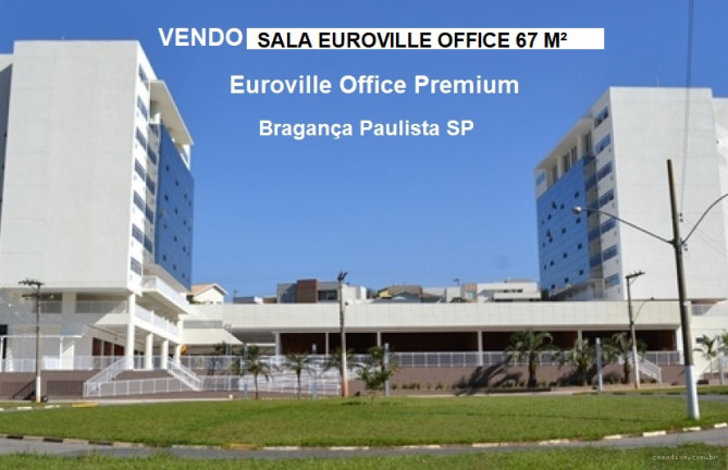 Imagem Sala Comercial à Venda, 67 m² em Condomínio Residencial Euroville II - Bragança Paulista Imagem Sala Comercial à Venda, 67 m² em Condomínio Residencial Euroville II - Bragança Paulista