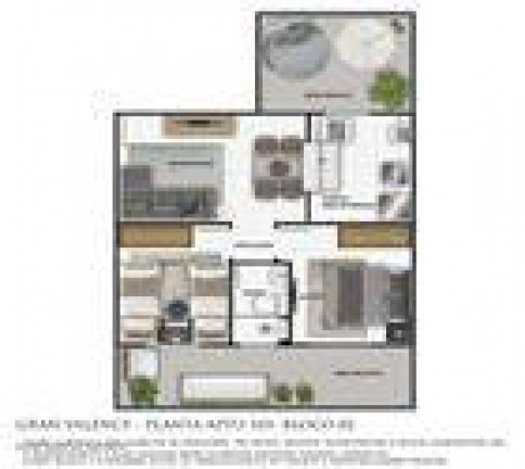 Imagem Apartamento com 2 Quartos à Venda, 39 m² em Jardim Liberdade - Goiânia
