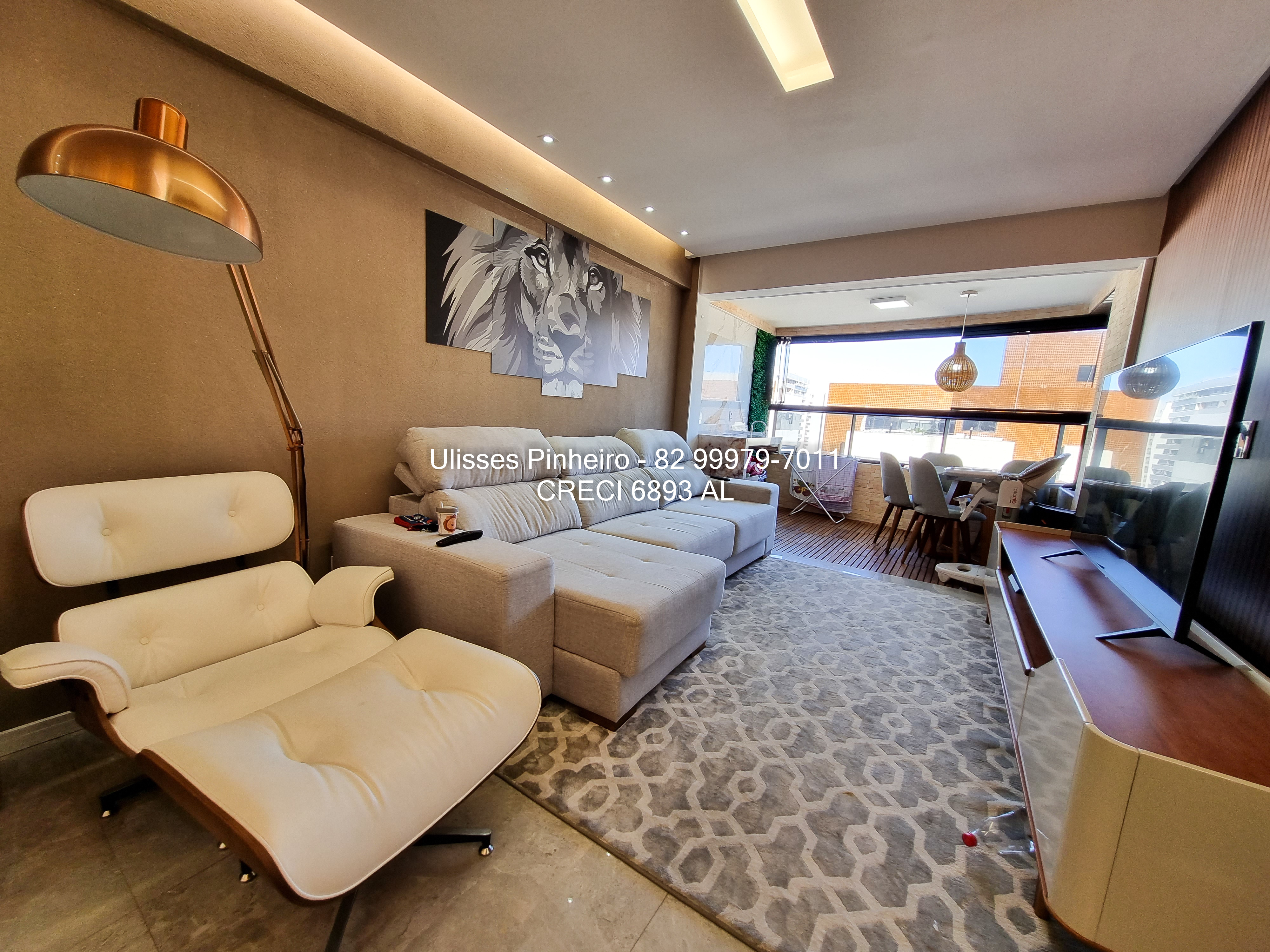 Imagem Apartamento com 3 Quartos à Venda, 110 m²em Ponta Verde - Maceió