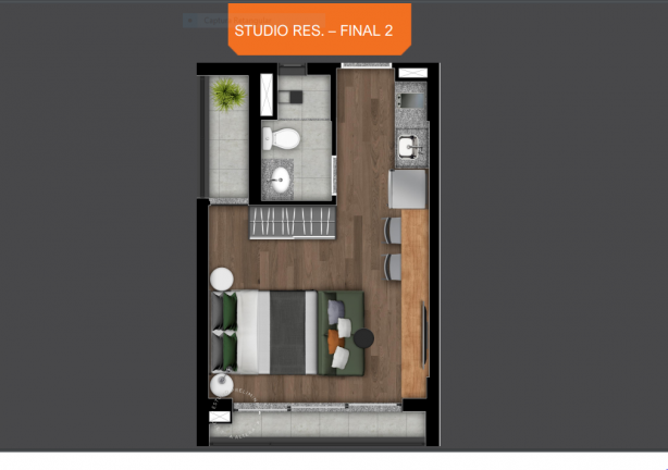 Imagem Studio com 1 Quarto à Venda, 27 m² em Perdizes - São Paulo